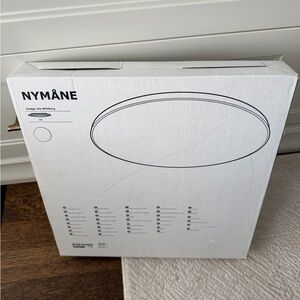 IKEA NYMÅNE LED ceiling lamp White BRAND NEW Light Fixture Home Decor